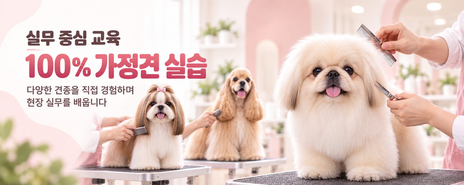 번식견·농장견이 아닌 가정견 실습, 실무 중심 교육